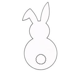 back clipart bunny