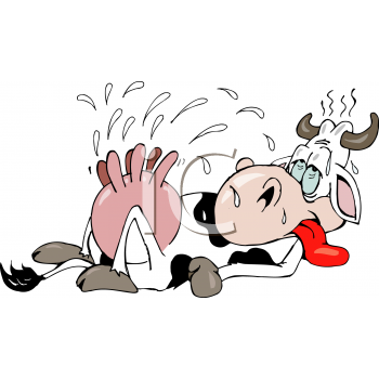 Picture of an exhausted. Back clipart cartoon