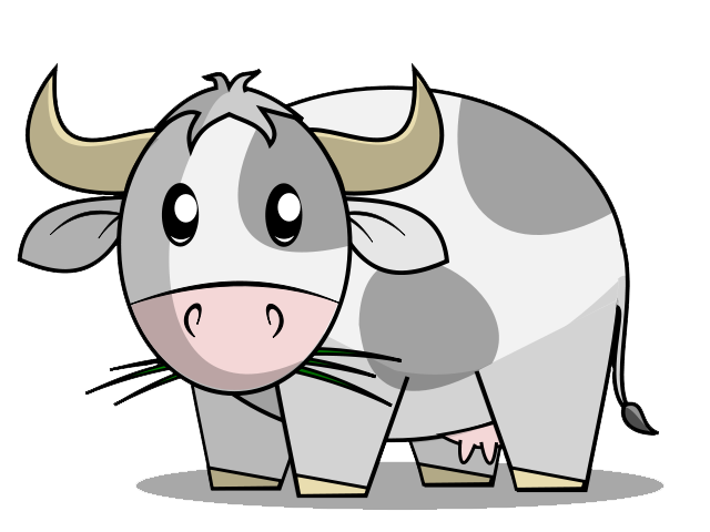 Back clipart cow. Creative commons free download