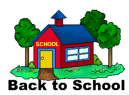 To school clip art. Back clipart educational