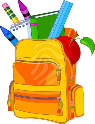 Backpack clipart back to school. Clip art panda free