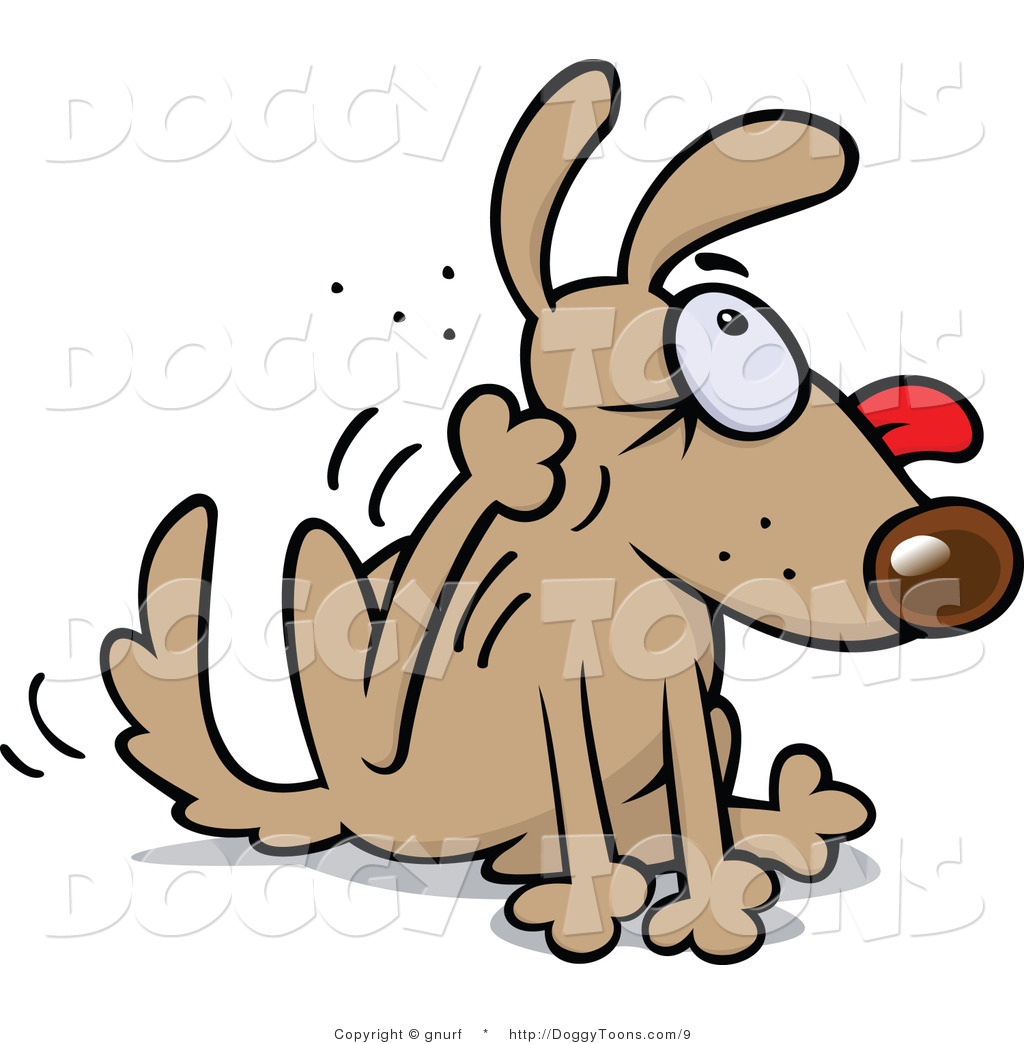 Back clipart itchy. Behind doggy 