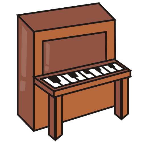 Clip art pictures free. Back clipart piano