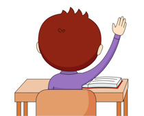back clipart student