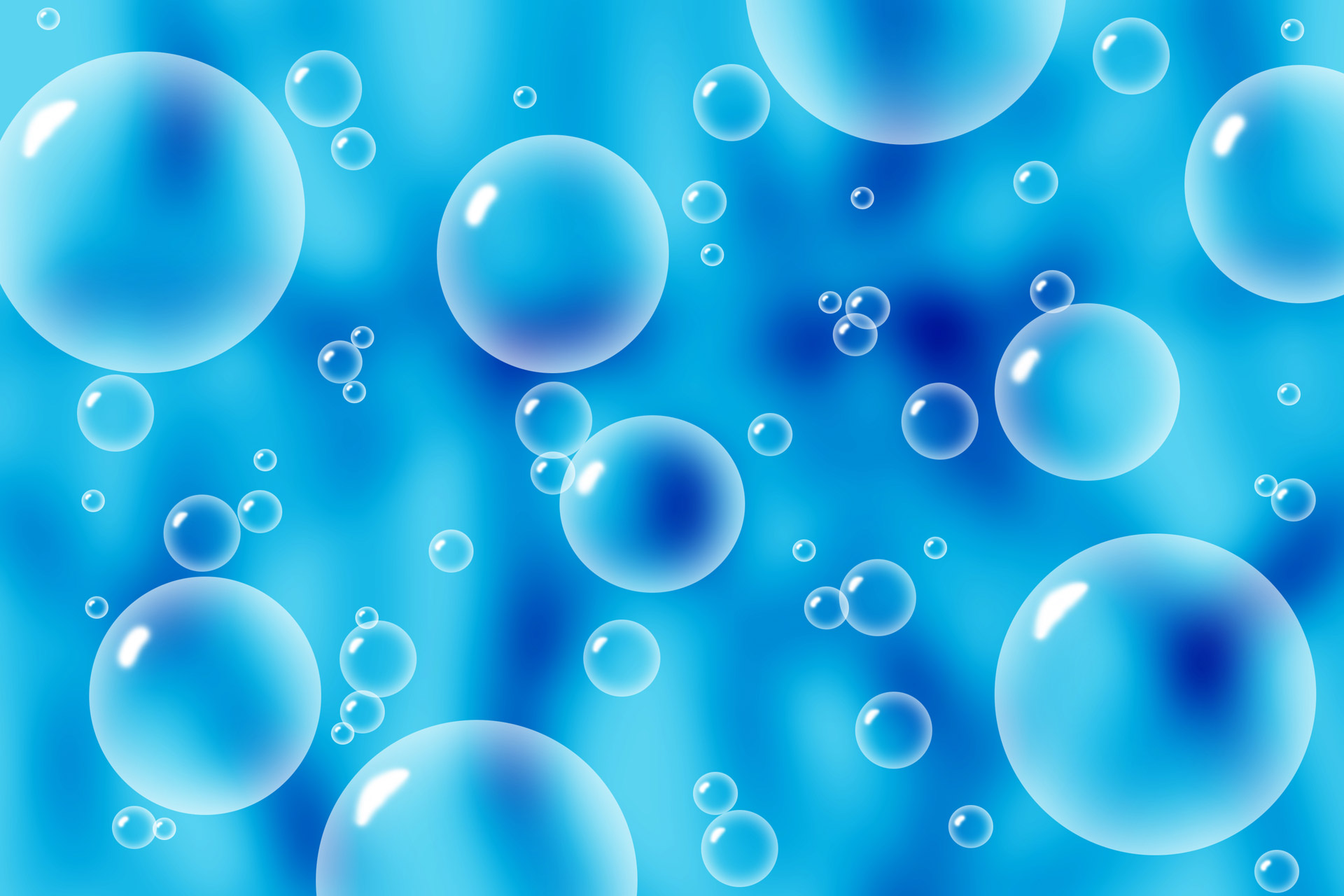 Background clipart bubble. Bubbles on blue free