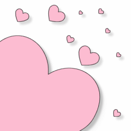 Pink border image. Background clipart heart