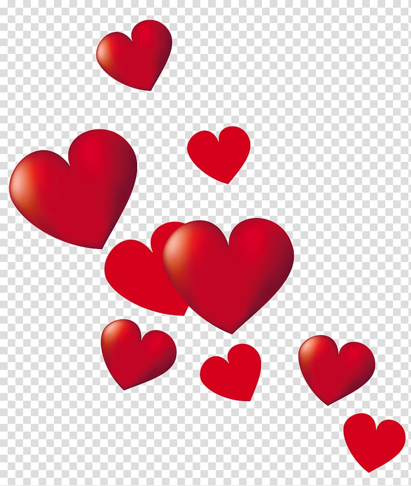 clipart hearts transparent background