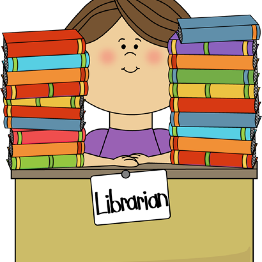 clipart library school library