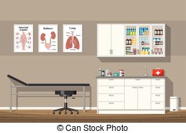 Doctor s check all. Background clipart office