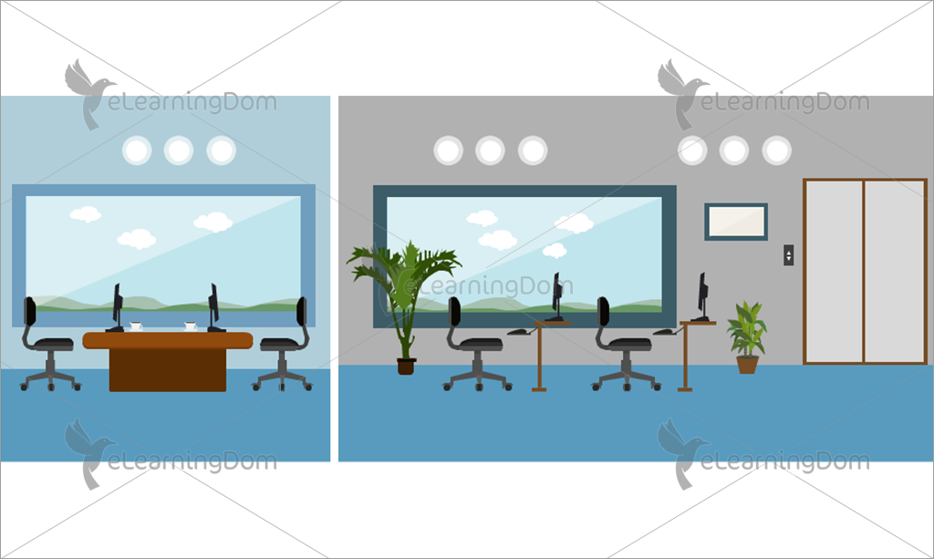 Background clipart office. Floor with an elevator
