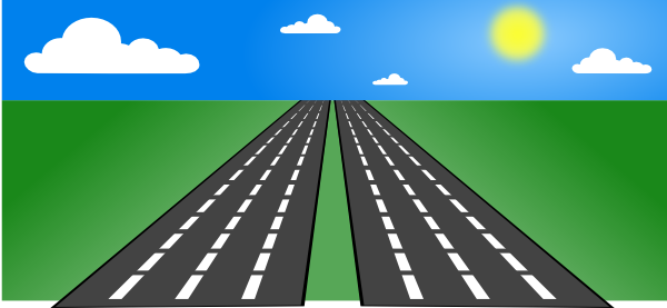 Clipart road cartoon.  collection of background