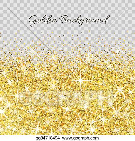 Background clipart sparkle. Vector art gold glitter