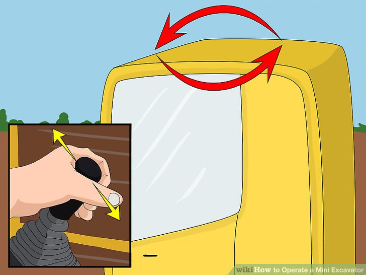 Backhoe clipart mini digger. How to operate a