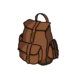 Backpack clipart animation. Open by dewfreak on
