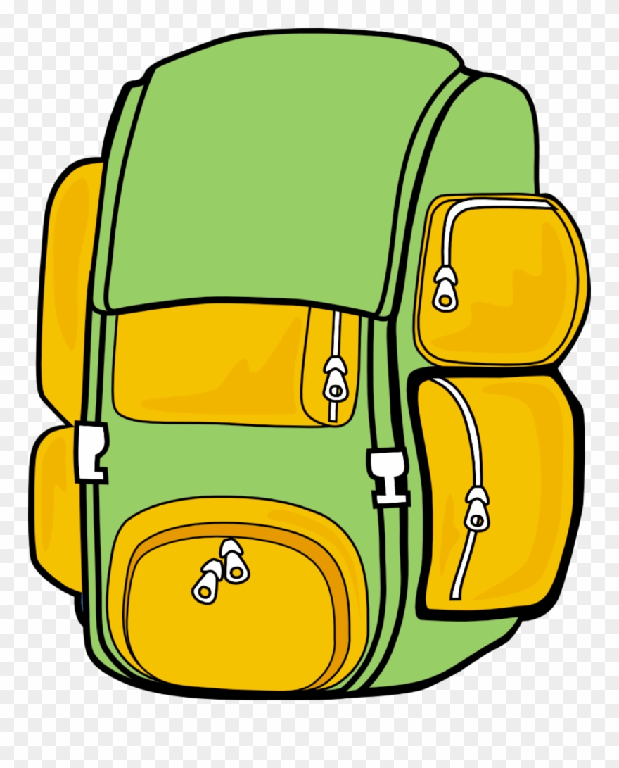 Clip backpacking . Backpack clipart backback