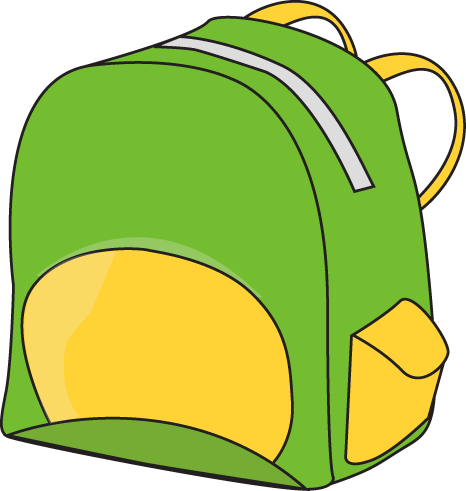 clipart backpack object