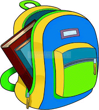 Backpack clipart cartoon. Open panda free images