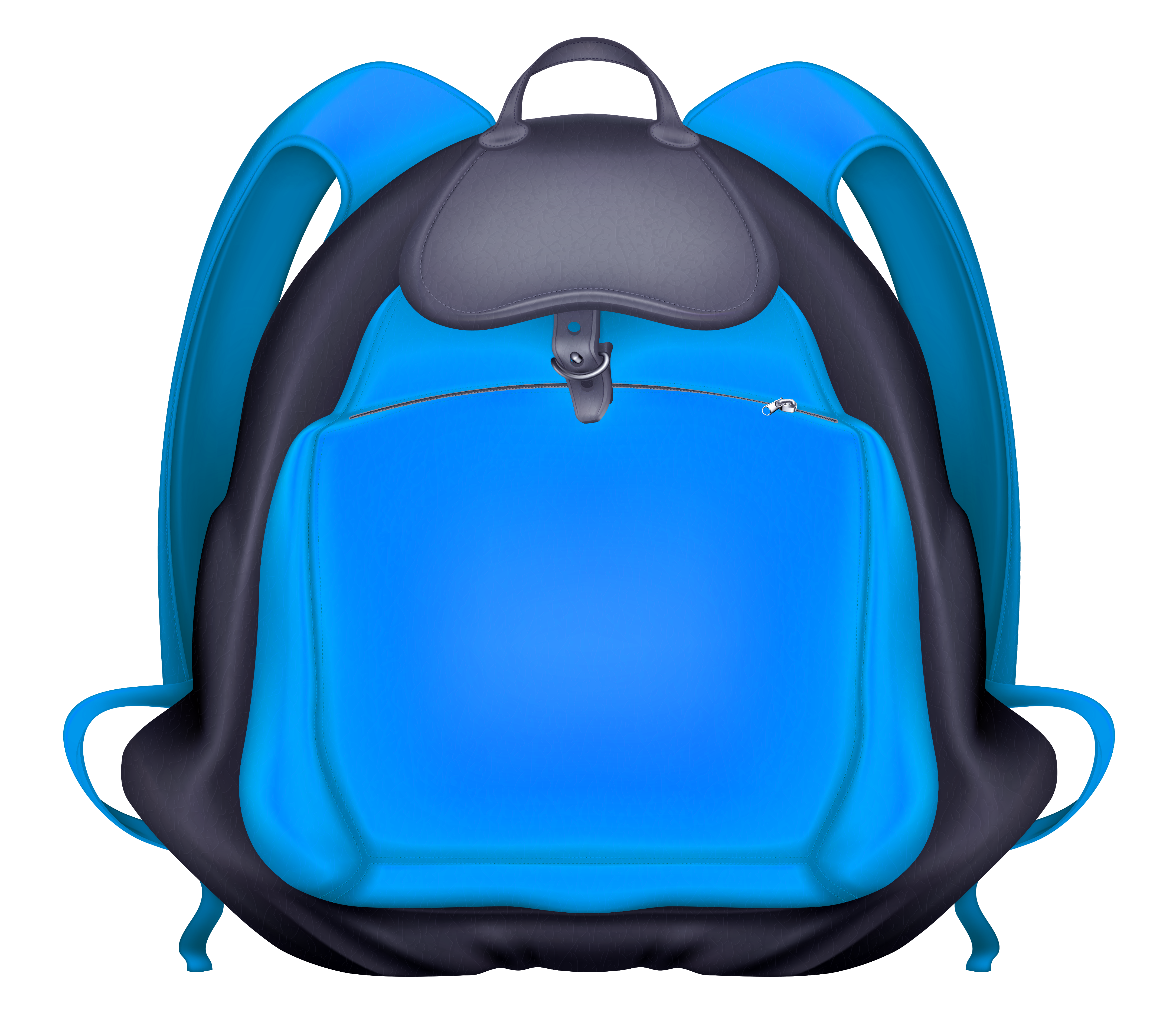 Blue png gallery yopriceville. Backpack clipart transparent background