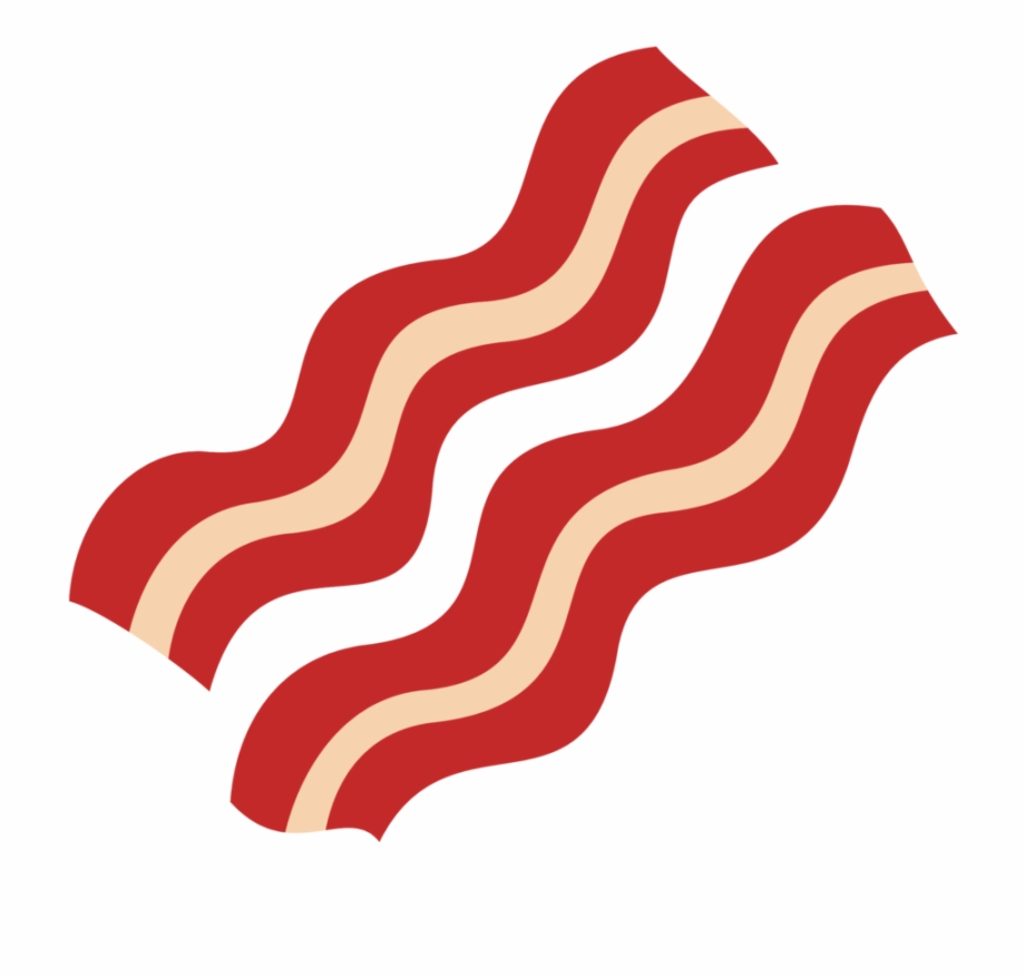 Bacon clipart animated. Free black and white
