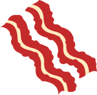 Bacon clipart animated. Cartoon tanning 