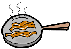 St hildeburgh s parish. Bacon clipart bacon butty