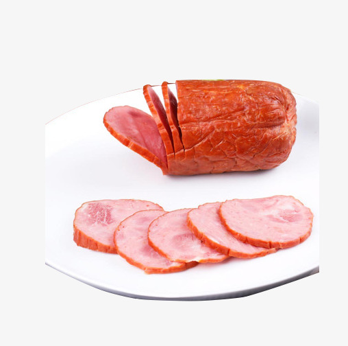 Ham meat sausage pot. Bacon clipart bacon slice
