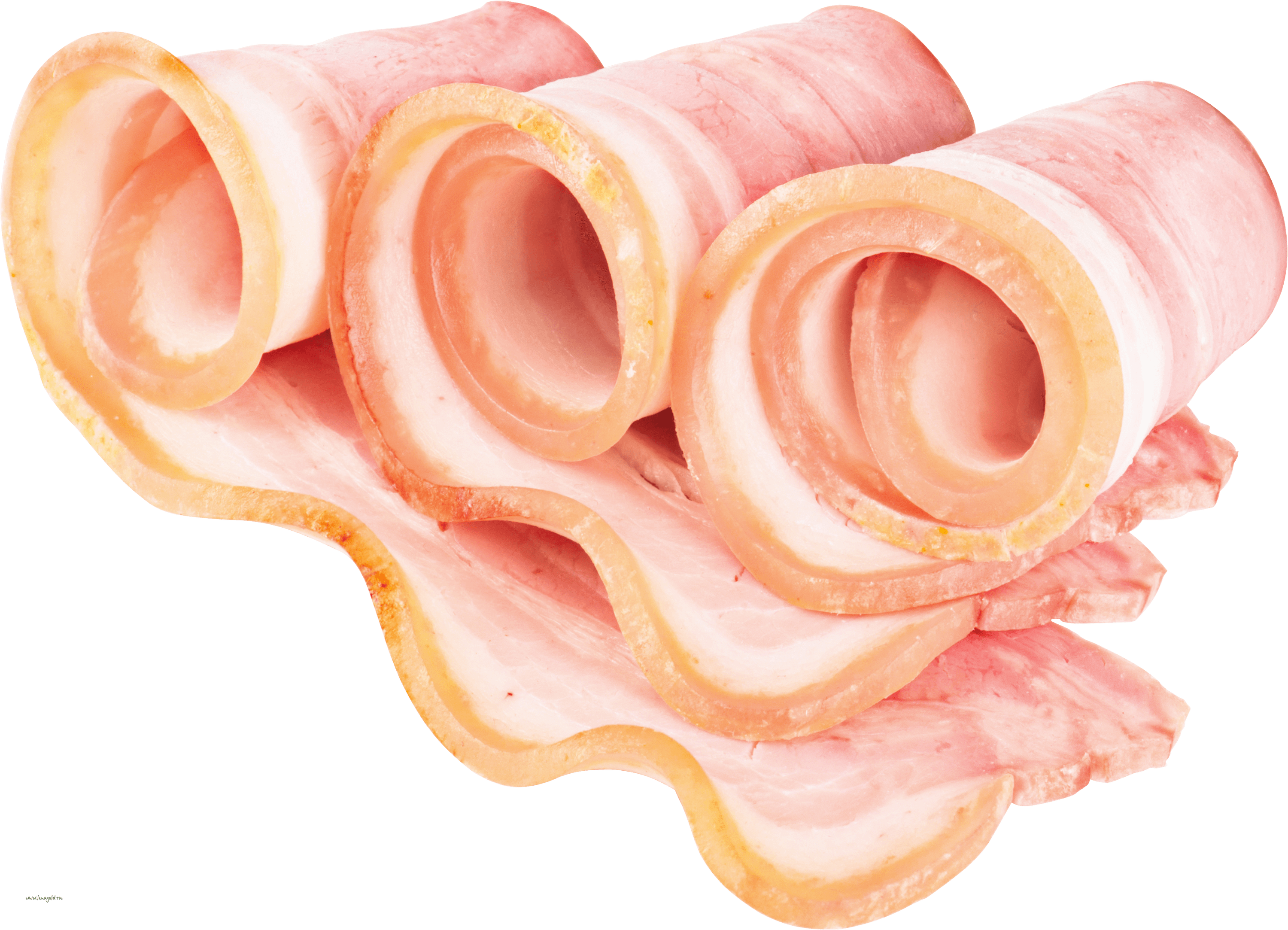 Slices three transparent png. Bacon clipart bacon slice