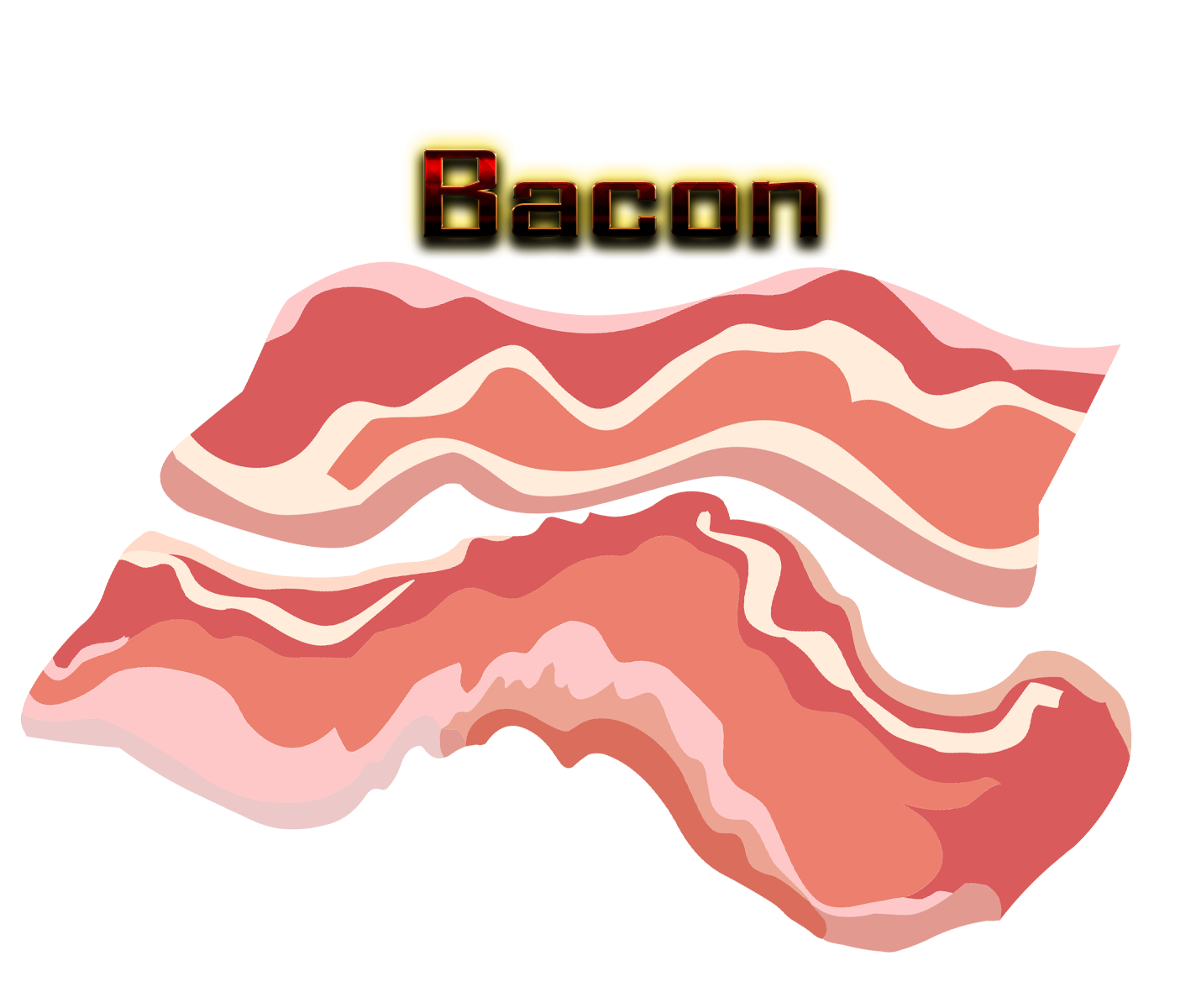 Clip art hot slices. Bacon clipart bacon slice