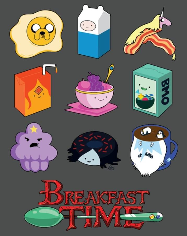 Adventure time yes i. Bacon clipart balanced breakfast