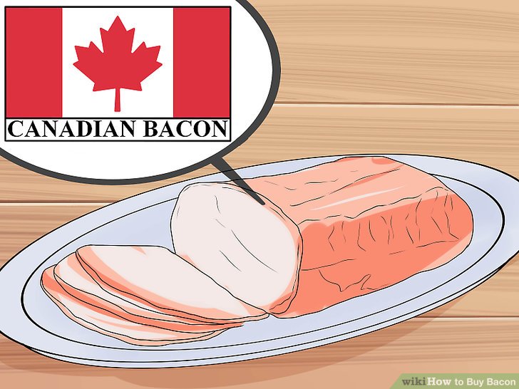 How to buy steps. Bacon clipart canadian bacon