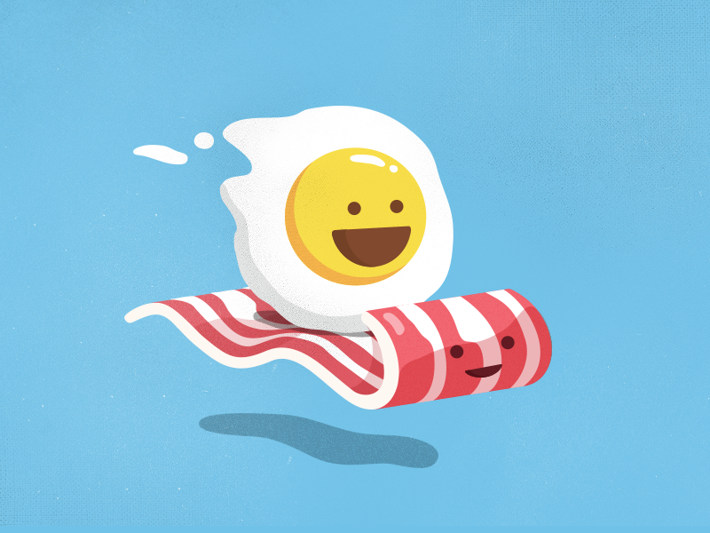 Bacon clipart character. Magic ride by george