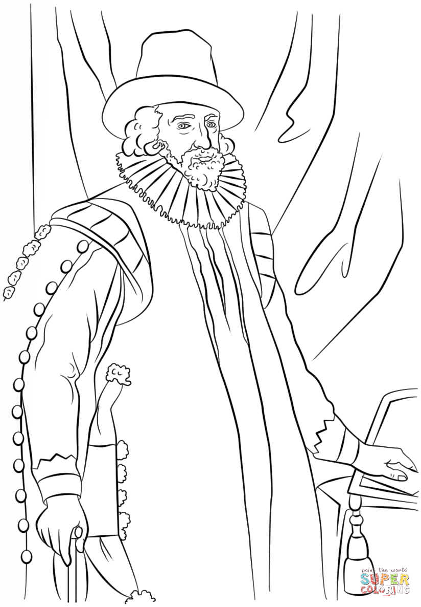 Bacon clipart coloring page. Sir francis free printable