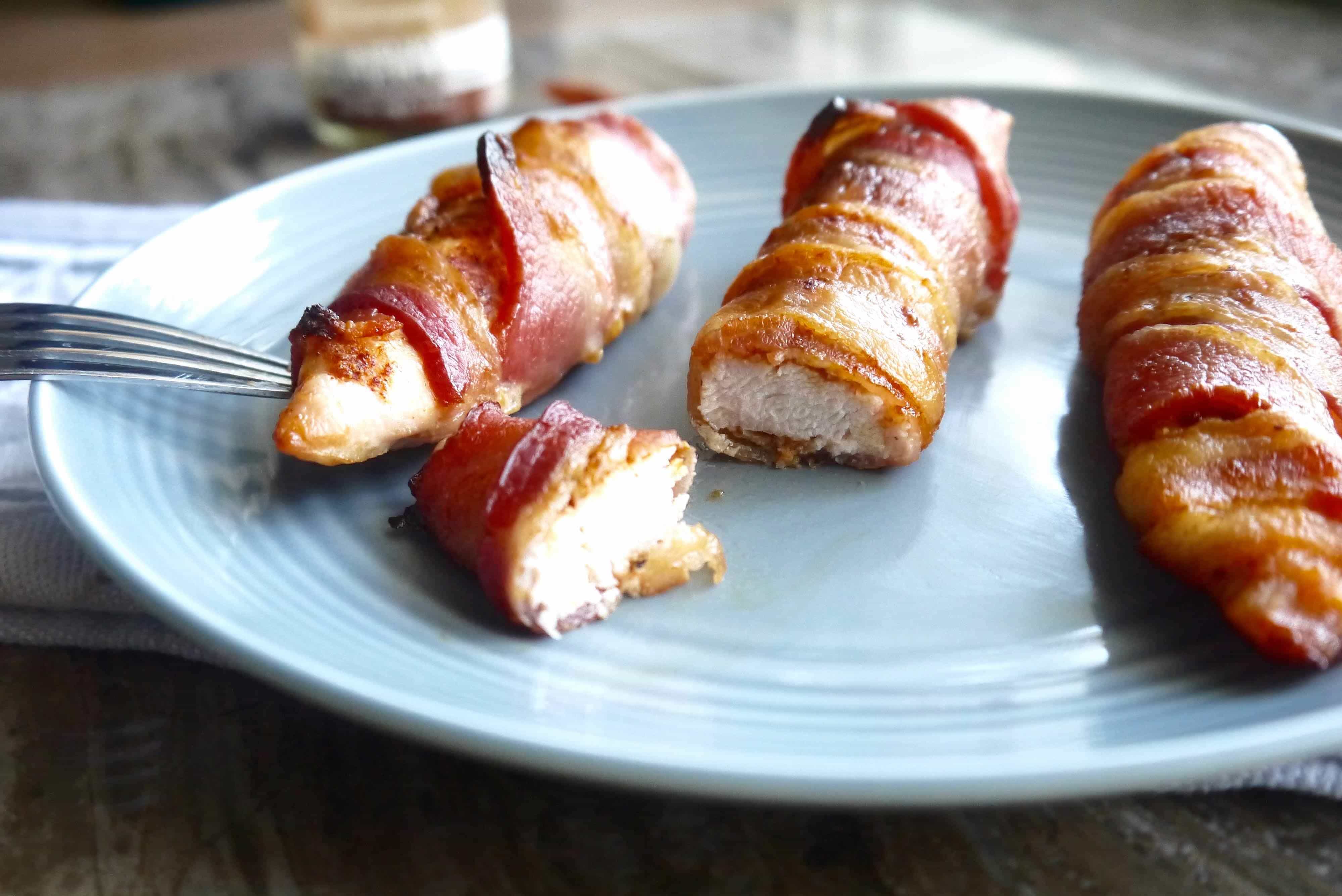 Bacon clipart cooked bacon. Wrapped chicken tenders paleo