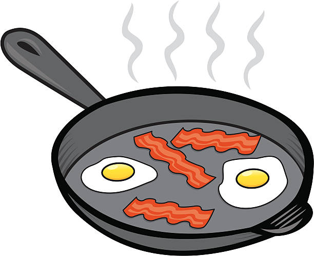 Bacon clipart cooked bacon. Grease group cooking eggs