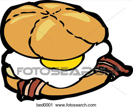 Station . Bacon clipart egg roll