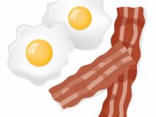 Eggs and free clip. Bacon clipart egg toast