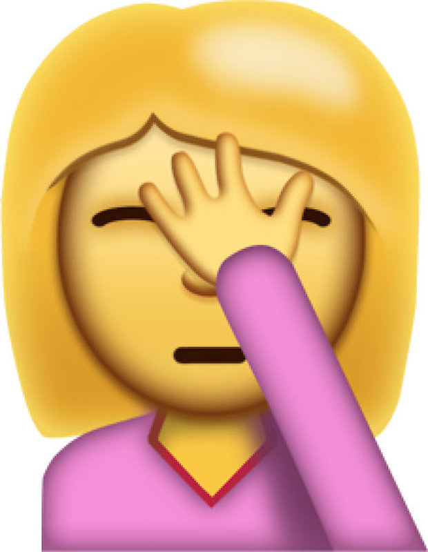 Facepalm selfie and among. Bacon clipart emoji