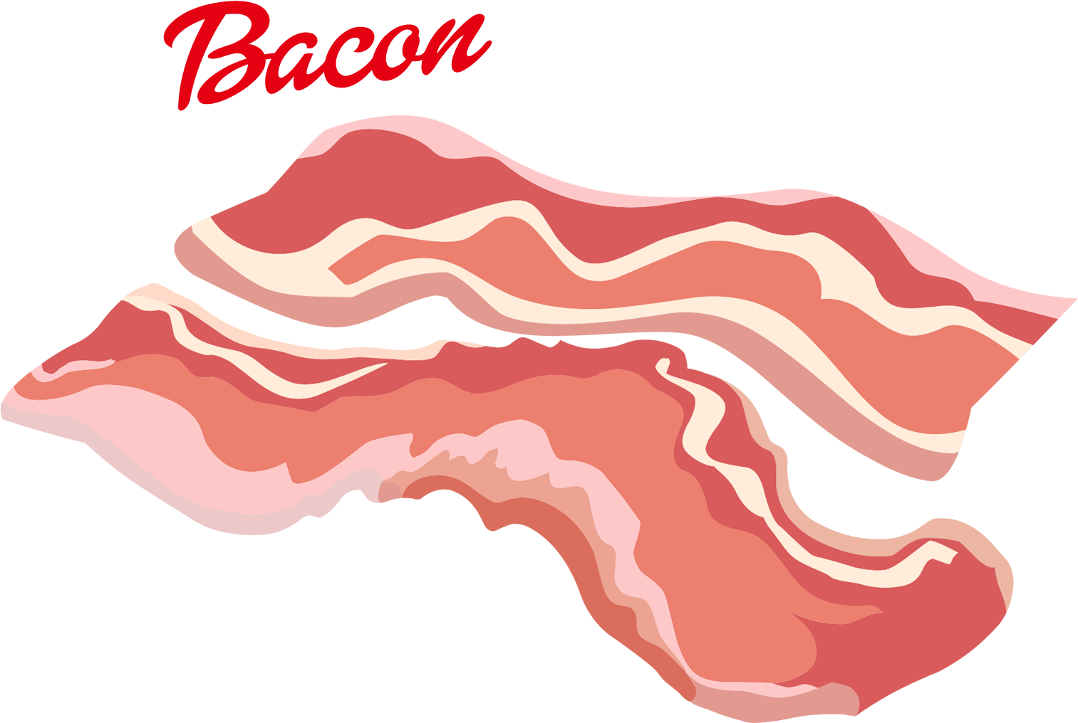 Png banner library . Bacon clipart flatworm