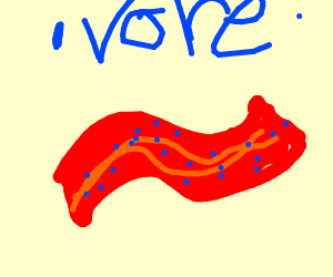 What s under the. Bacon clipart flatworm