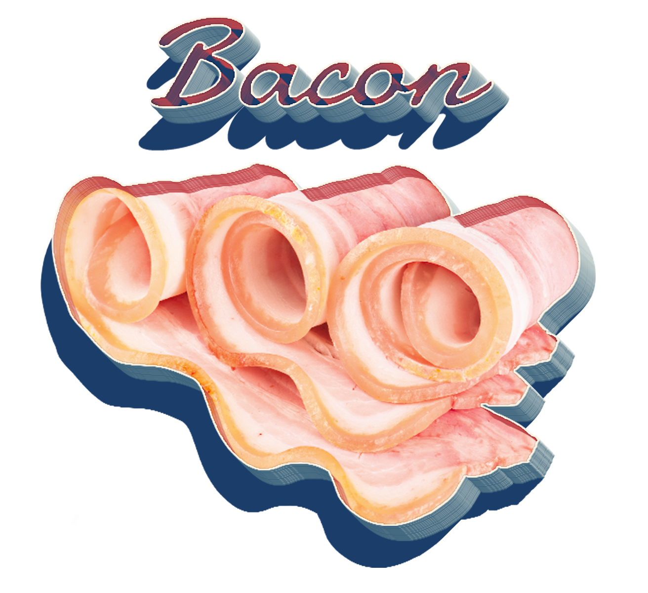 Name png ready made. Bacon clipart flatworm