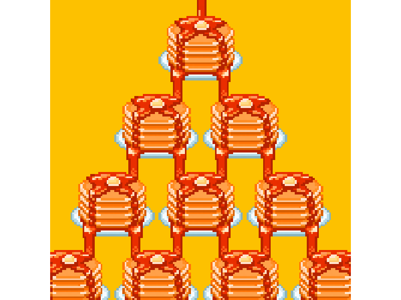 Syrup fountain by justin. Bacon clipart pixel art