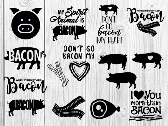 Pin on products . Bacon clipart svg
