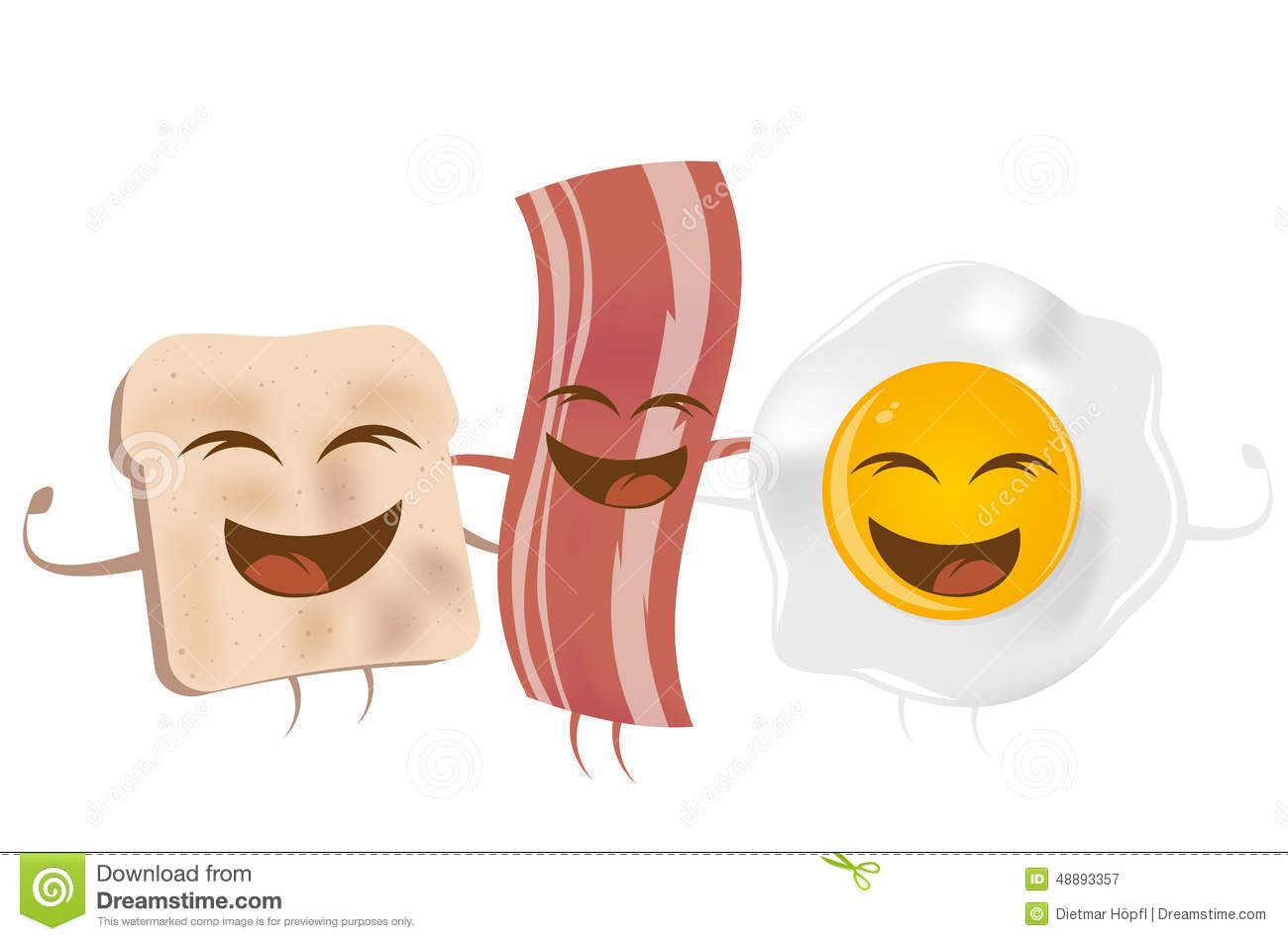 Bacon clipart vector. Stock illustrations vectors 