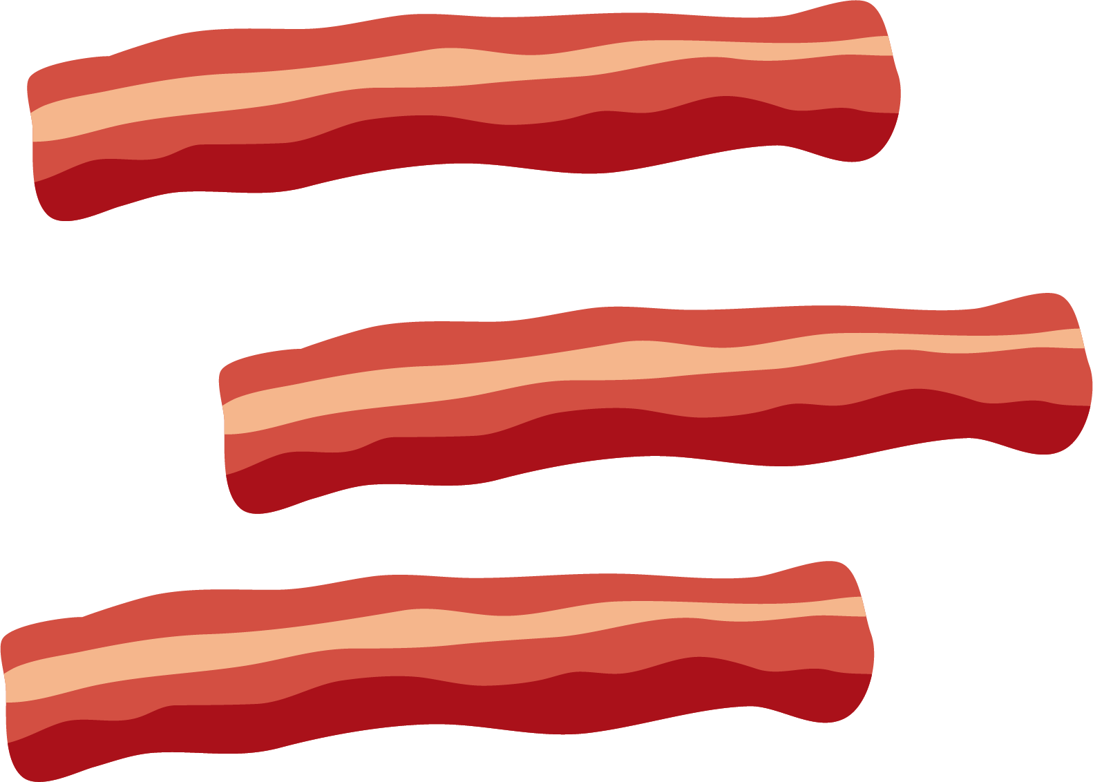 Bacon clipart vector. Tocino meat clip art