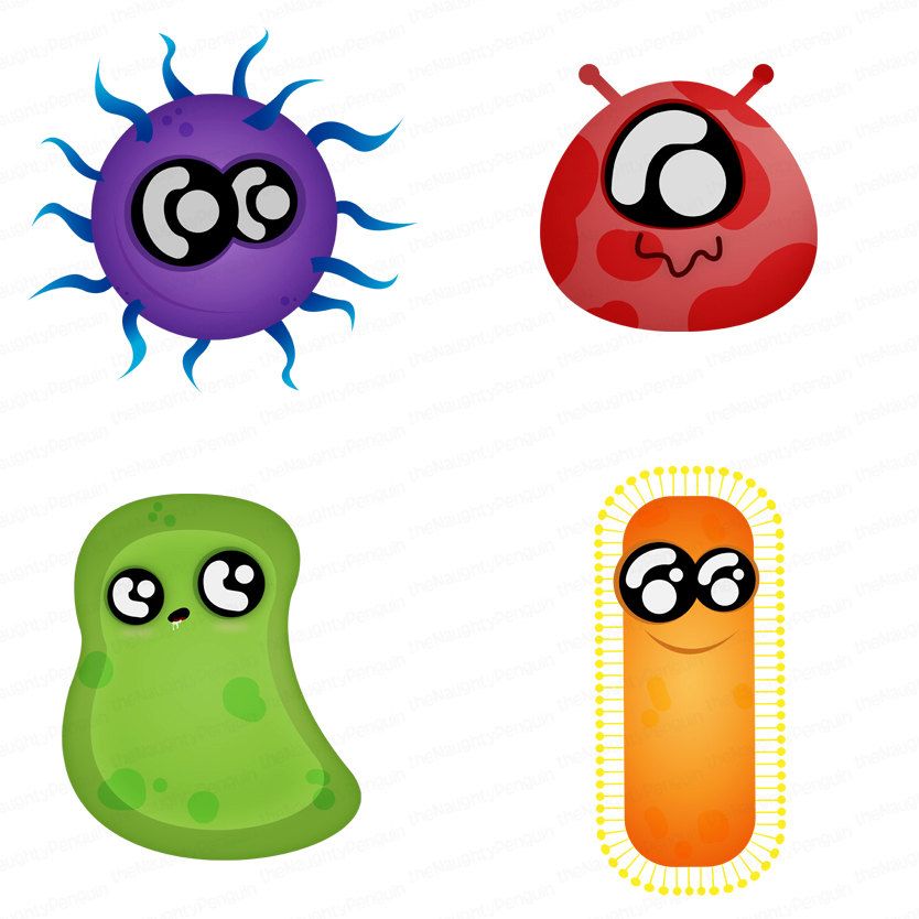Bacteria google search inspirations. Bad clipart microbe