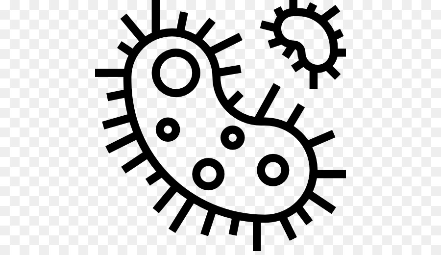 Bacteria clipart black and white. Microorganism computer icons biology