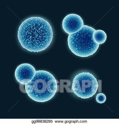 Bacteria clipart coccus bacteria. Eps illustration set of
