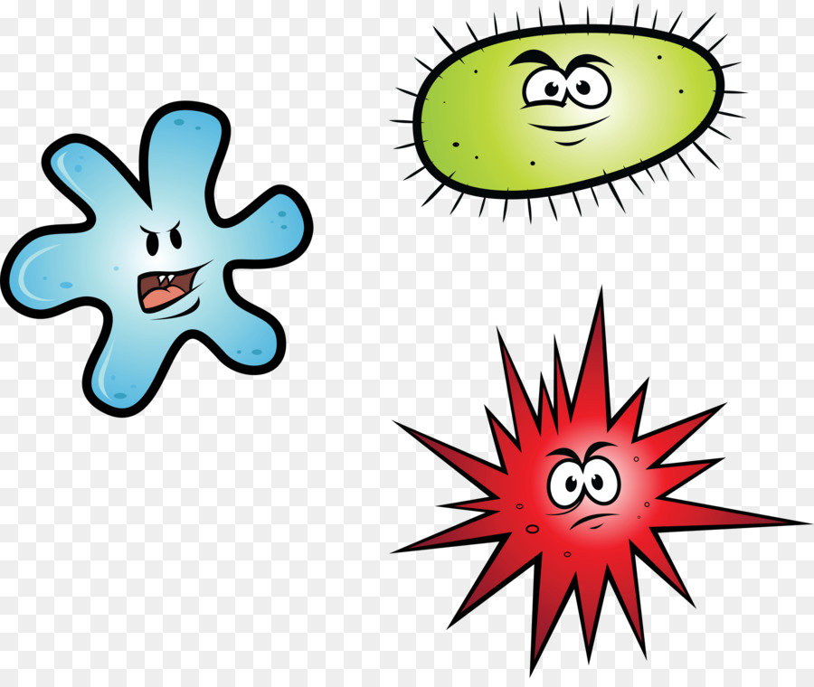 Bacteria clipart disease. Cartoon germ theory of