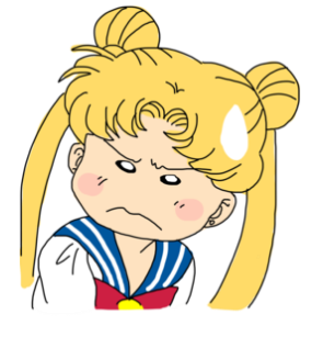 Bad clipart bad mood. Sailor moon in by