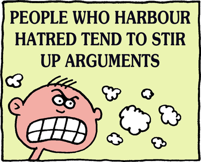 Bad clipart hatred. Image download hate argue